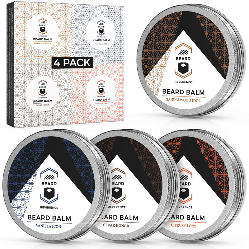 Beard Balm Variety 4 Pack - Beard Reverence