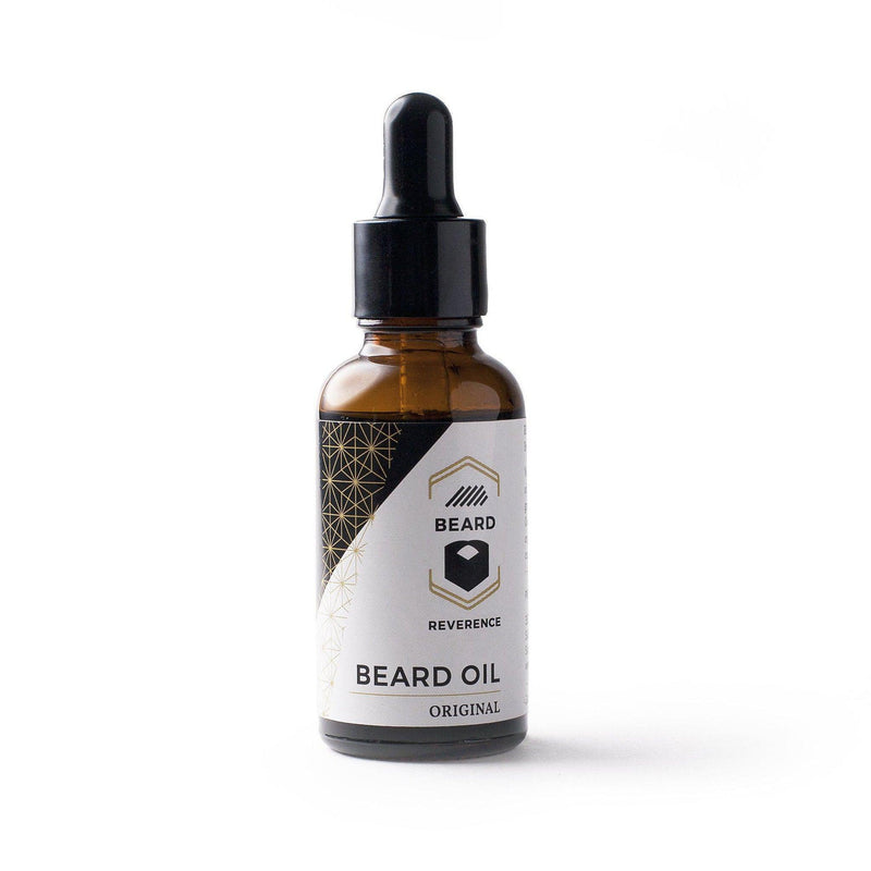Original beard oil in a dropper bottle by Beard Reverence