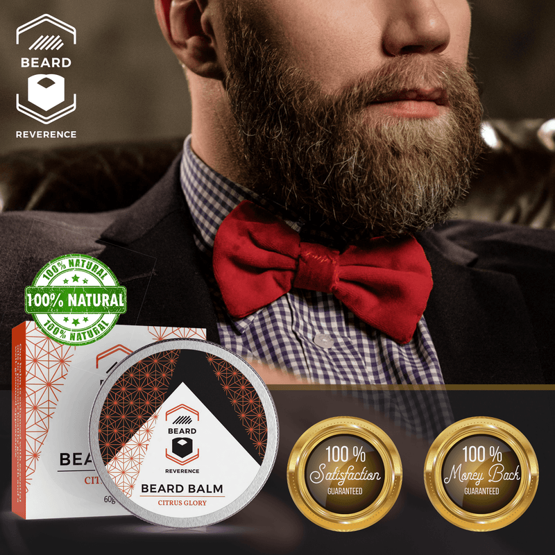 Beard Reverence Citrus Glory Beard Balm 100% satisfaction and 100% money back guarantee. 