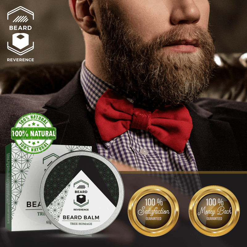 Beard Reverence Tree Homage Beard Balm 100% satisfaction and 100% money back guarantee. 